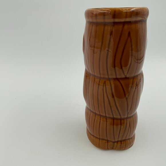 Vintage Tiki Tumbler Orchids of Hawaii from Taiwan Golden Brown - Picture 3 of 6